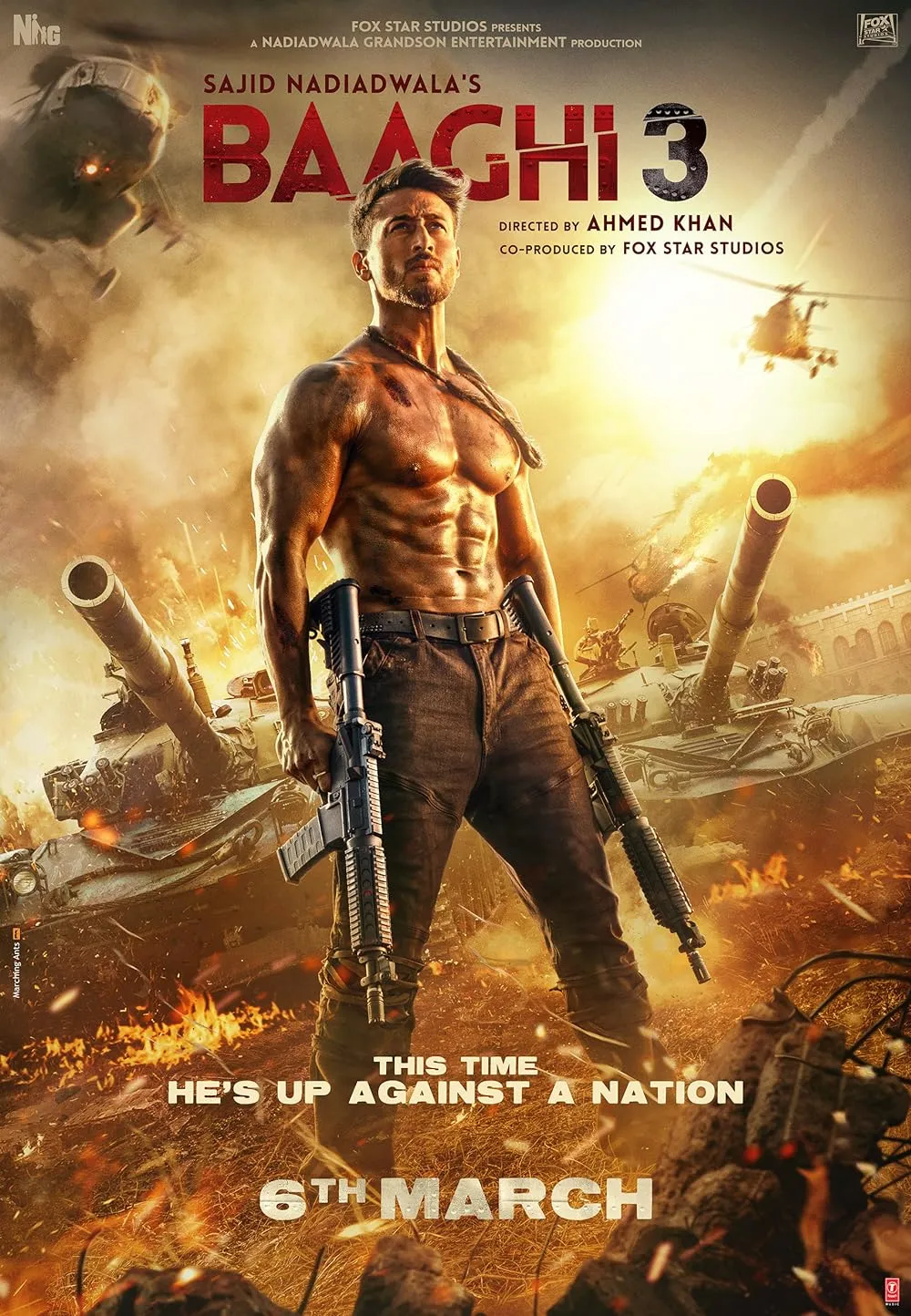 Baaghi 3 2020 Hindi 480p HDRip ESub 400MB Download