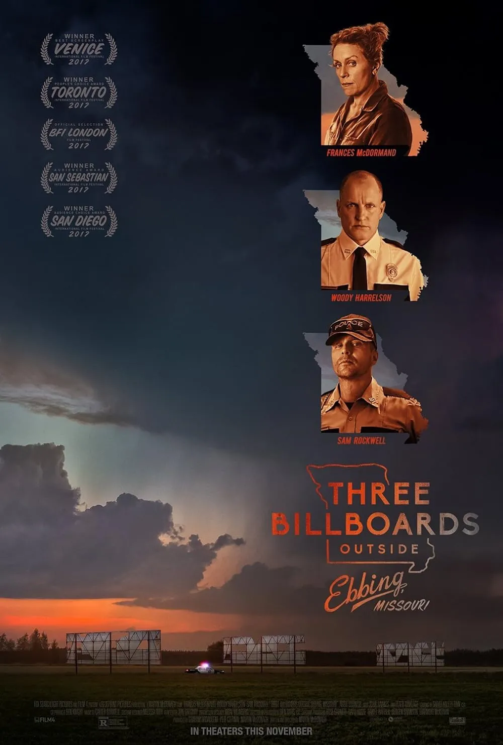 Three Billboards Outside Ebbing Missouri 2017 Hindi ORG Dual Audio 1080p | 720p | 480p Blu