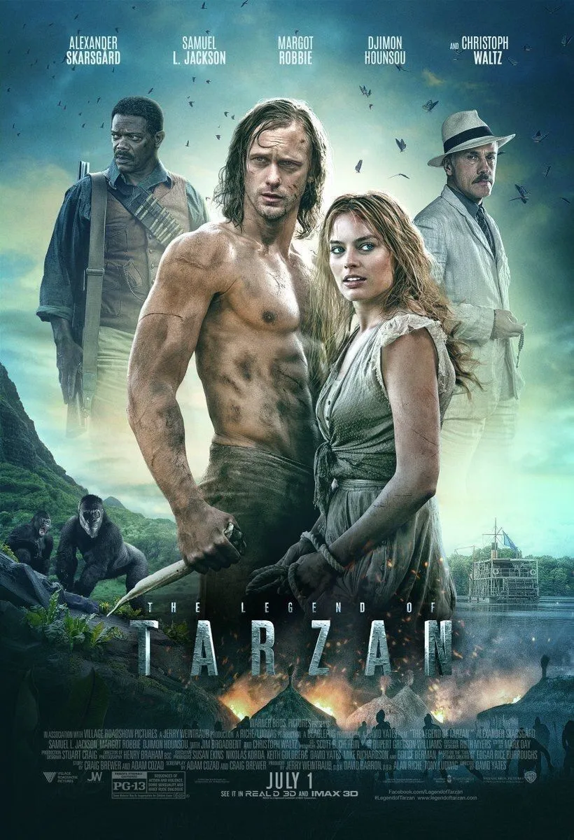 The Legend of Tarzan 2016 3D English 720p BluRay 1GB Download