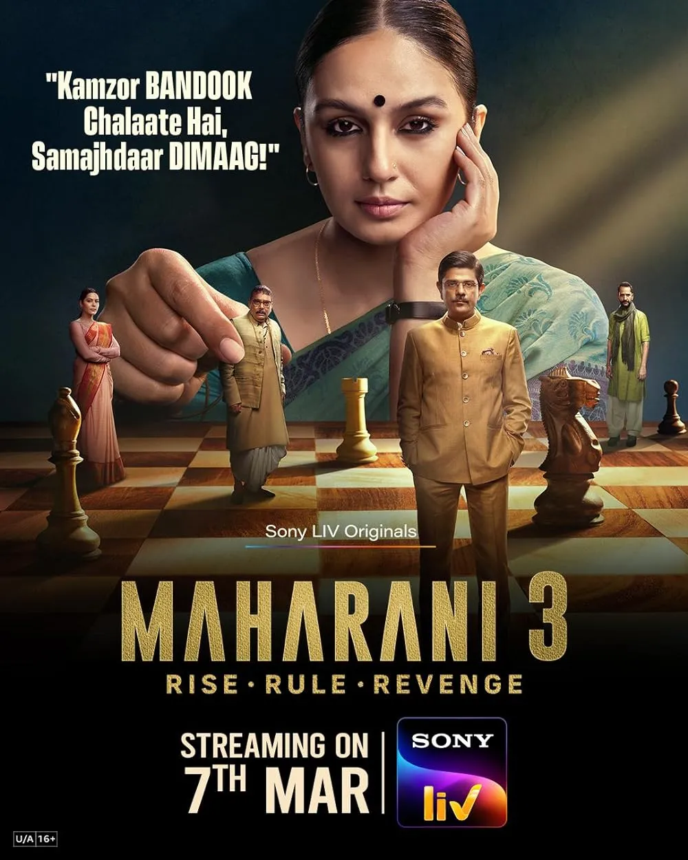 Maharani 2024 S03 EP(01-08) Hindi Sonylive Web Series 720p | 480p HDRip Download