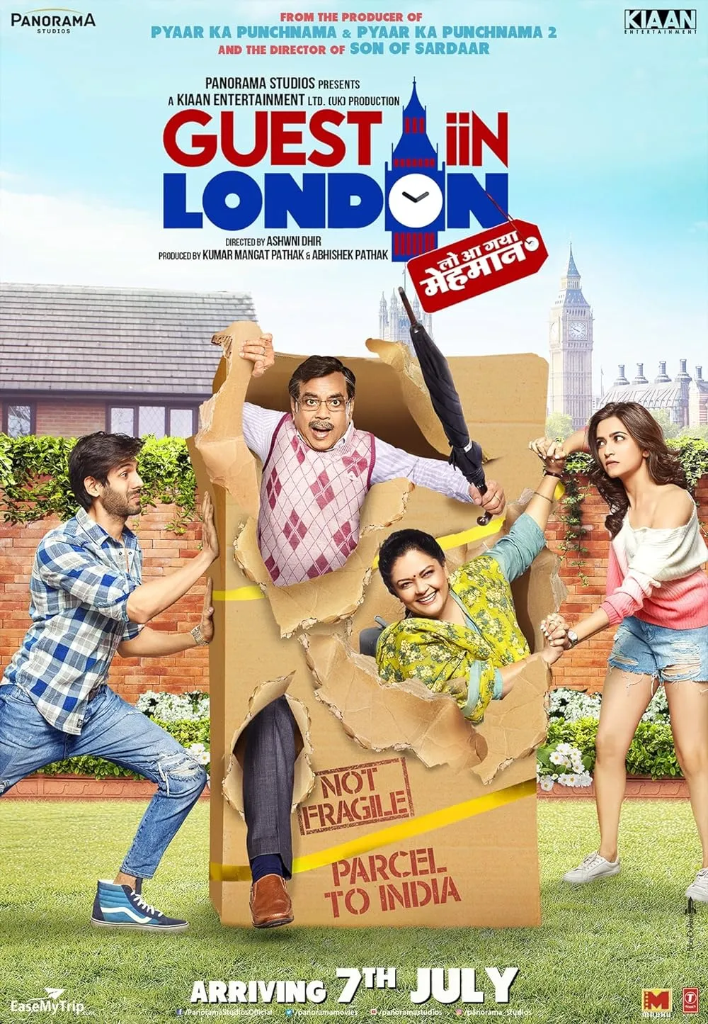 Guest in London 2017 Hindi 1080p | 720p | 480p HDRip ESub Download