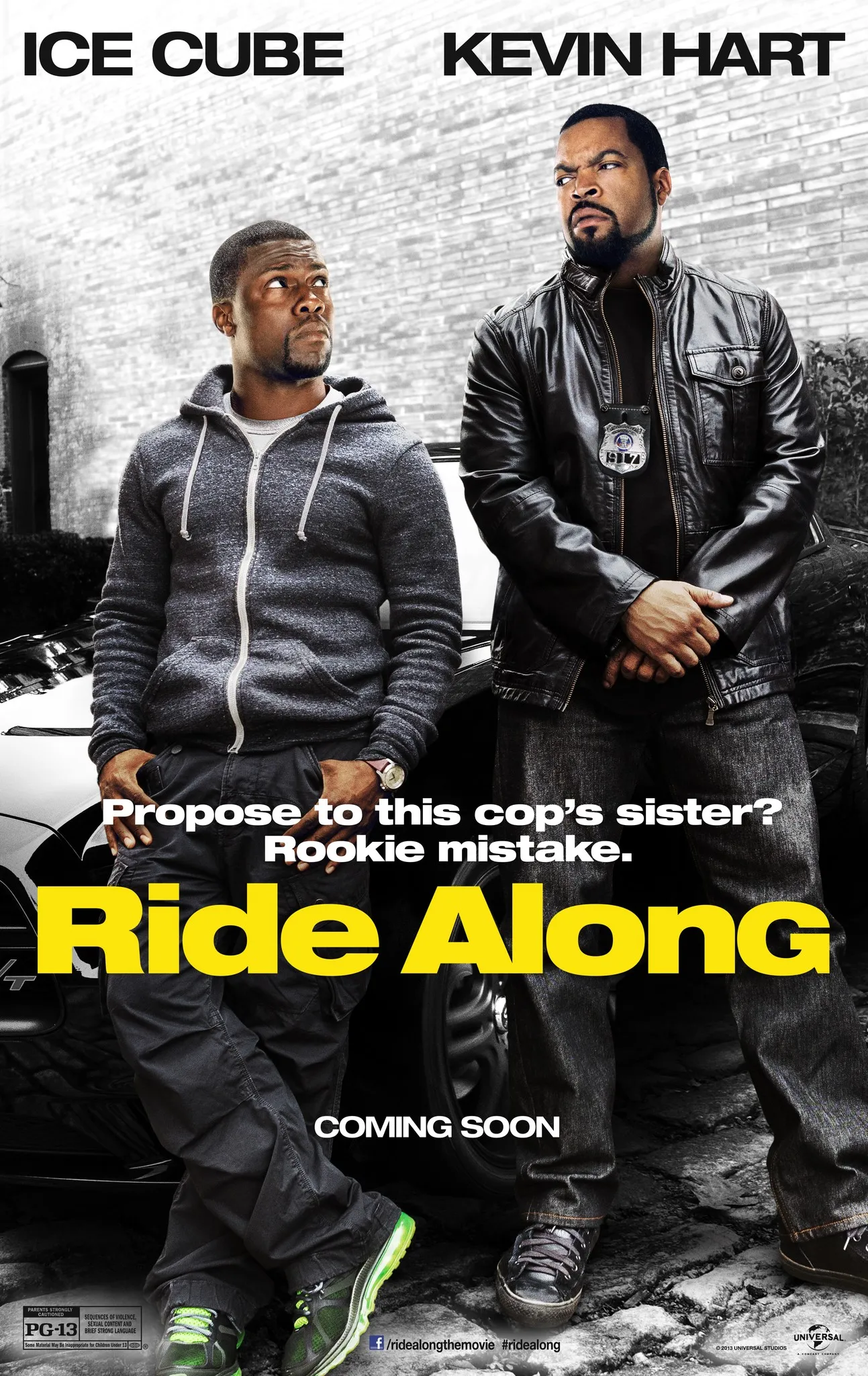 Ride Along 2014 Hindi ORG Dual Audio 1080p | 720p | 480p BluRay ESub Download