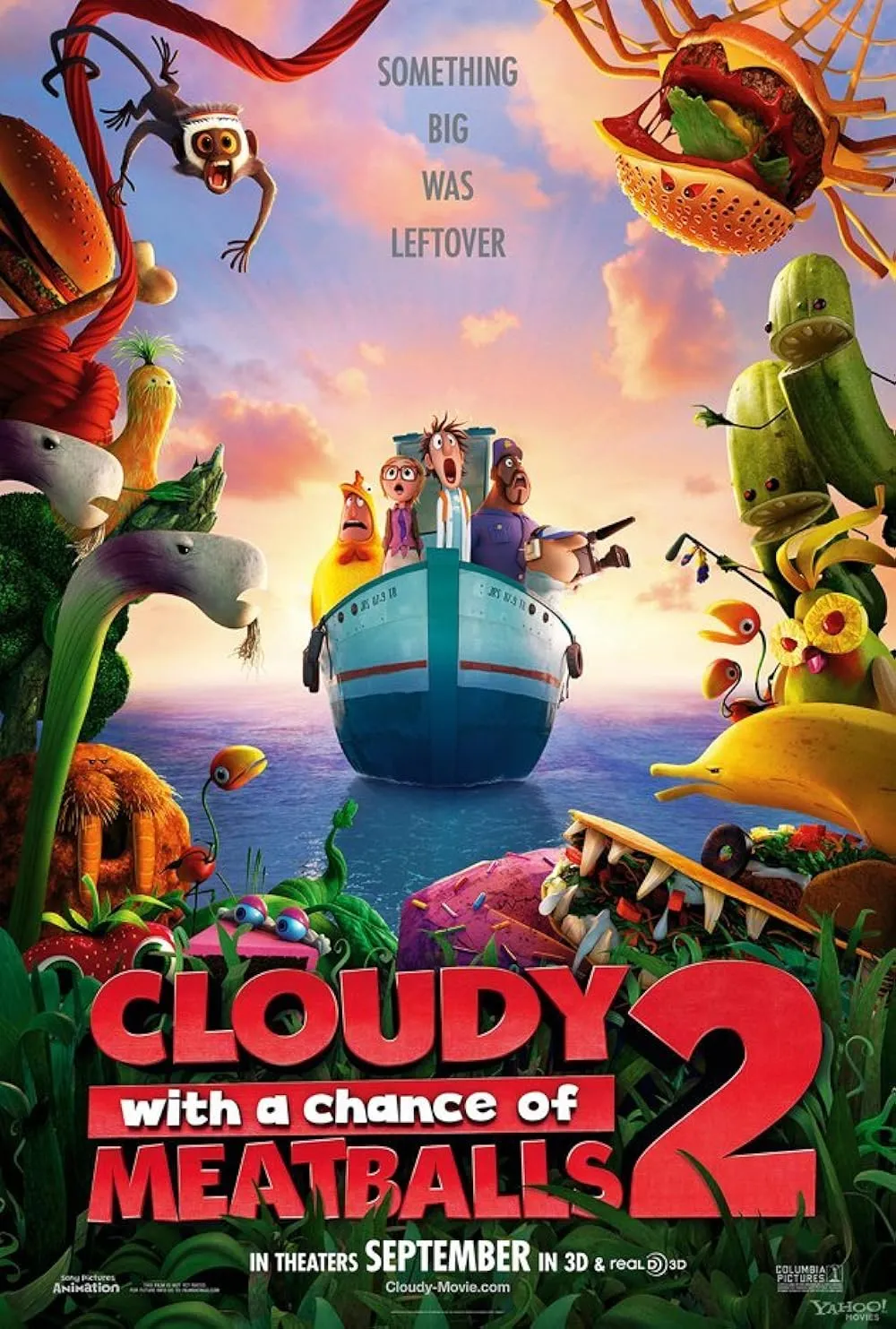 Cloudy With A Chance of Meatballs 2 2013 Hindi ORG Dual Audio 1080p | 720p | 480p BluRay ESub Download