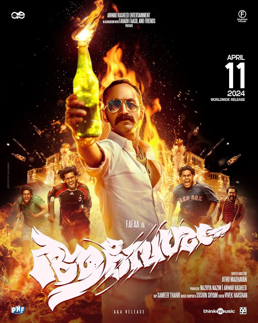 Aavesham 2024 Hindi Dubbed (Studio-DUB) 1080p | 720p | 480p HDRip Download