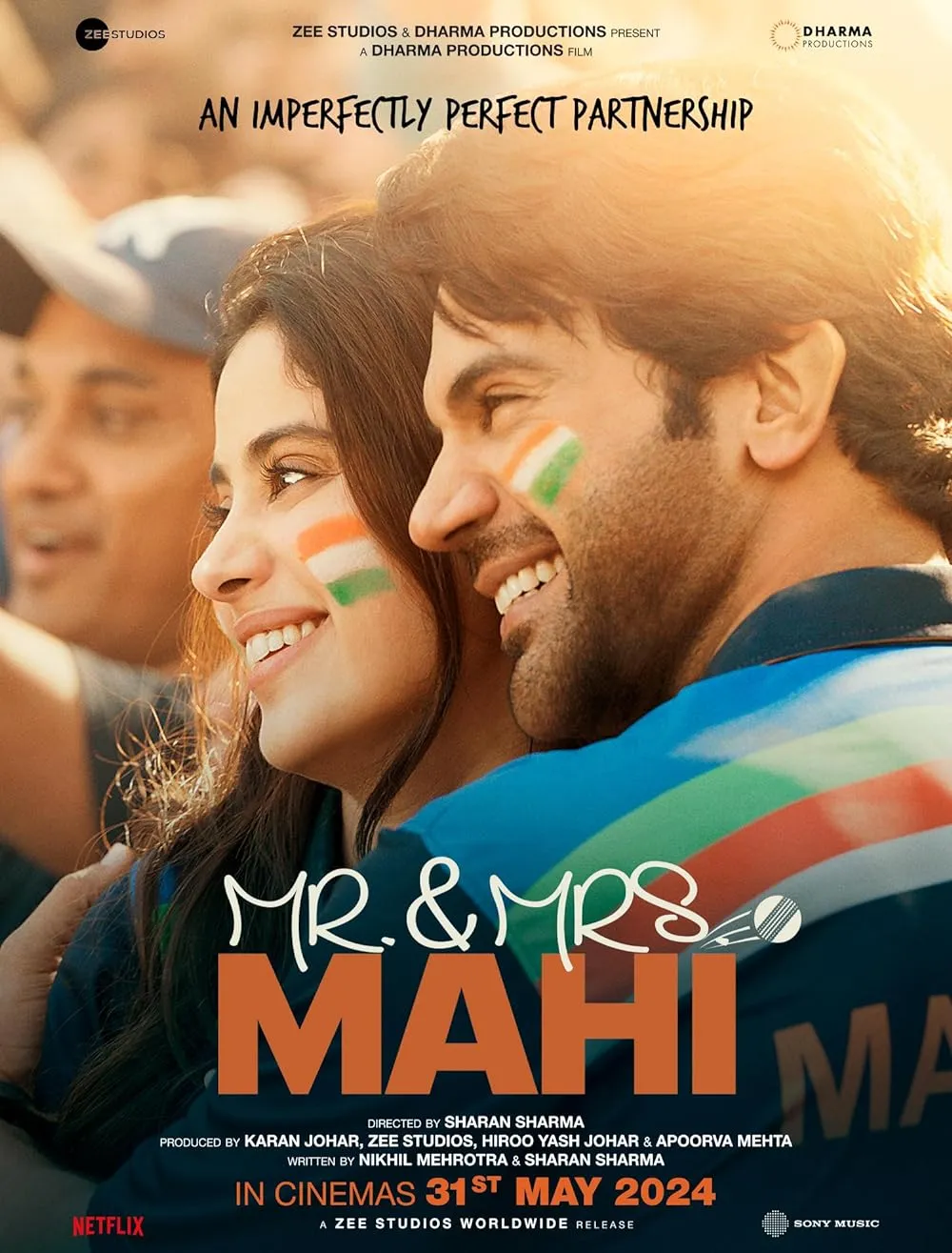 Mr. & Mrs. Mahi 2024 Hindi Official Trailer 1080p HDRip Download