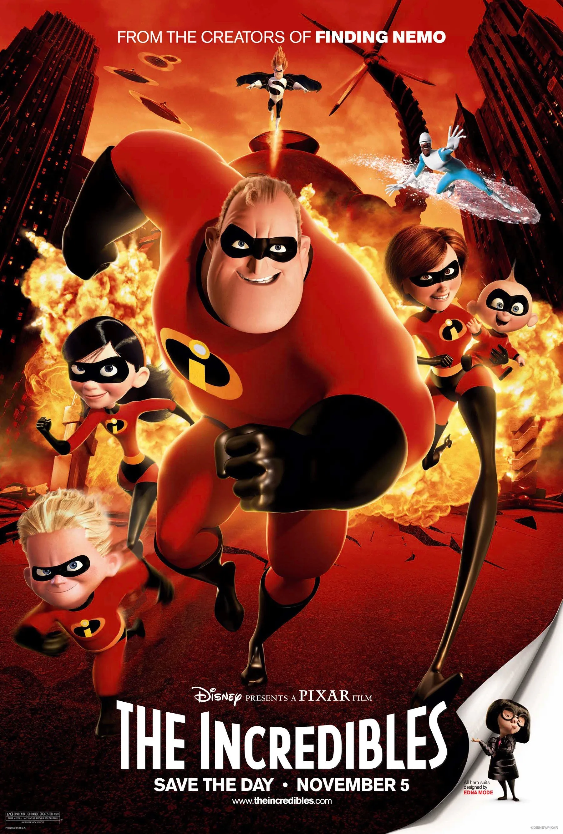 The Incredibles 2004 Hindi ORG Dual Audio 1080p | 720p | 480p BluRay ESub Download